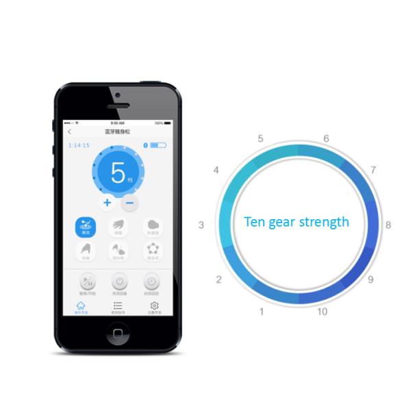 Rechargeable Quantum Sub Health Analyzer Bluetooth Massager With Six Modes , BH-36