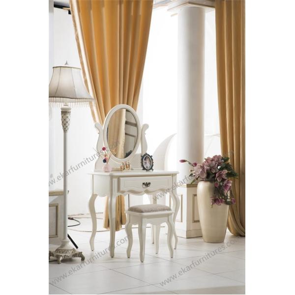 Rococo furniture, solid wood double bed 8009