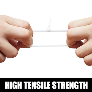 Full Sizes 4~48 Inch Fastening Self-Locking Nylon Cable Zip Ties Heat Resistant Adjustable Plastic Cable Straps