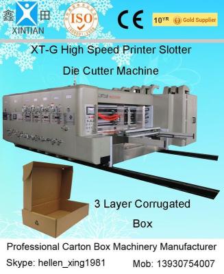 Fully Automatic Carton Making Machine With 7.2mm Thickness Of Printing Plate