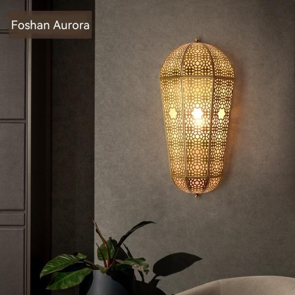 PVC Shade Retro Copper Ceiling And Wall Lights Copper Bedroom Wall Lights