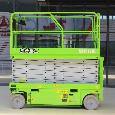 MEWP elevated work  platform 13m 42ft load capacity 320kg Self Propelled Scissor Lift For Maintenance