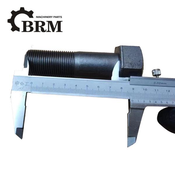 ISO Track Shoe Bolt Stainless Steel Excavator Bulldozer Heat Treatment