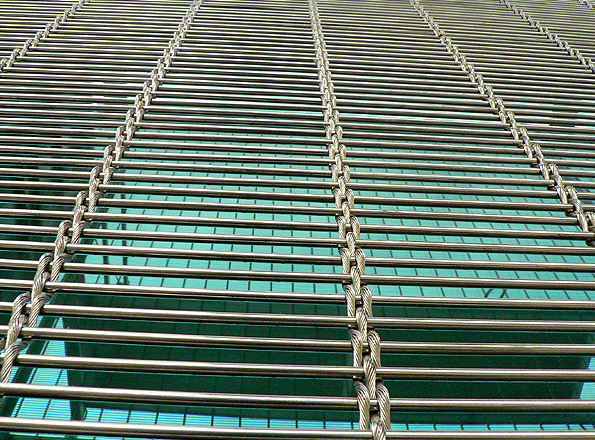 Rede de arame arquitetónica da corda de aço inoxidável para decorações internas e exteriores