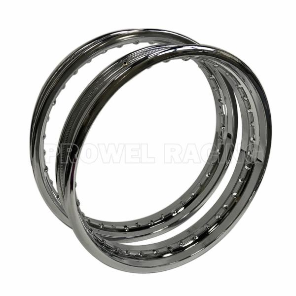 Steel Motorcycle Wheel Rims 2.15x18 Chrome Steel Rim