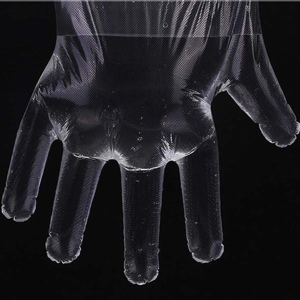 HDPE/PE Disposable Plastic Gloves Restaurant Home Service Catering Hygiene Transparent