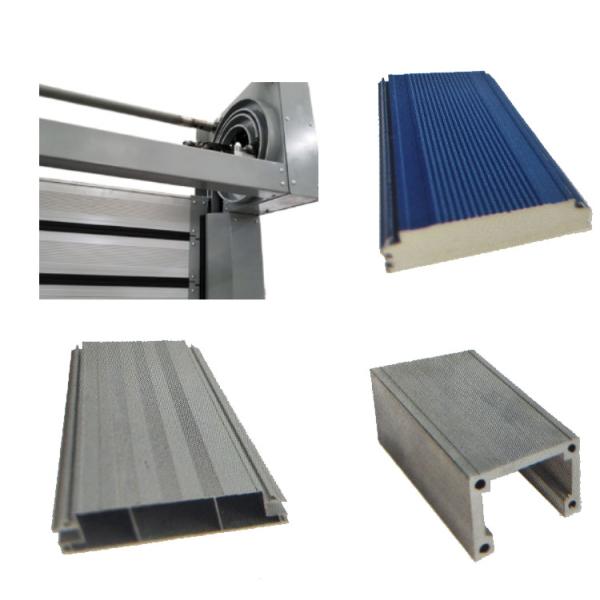 Porta de rolamento de segurança em espiral de alumínio transparente rápida rápida 2m/s