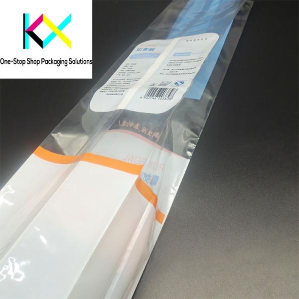 Bowl Commodity Packaging Back Seal Side Gusset Plastic Bags 120um Thickness