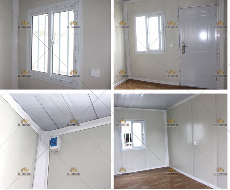 Здания дома контейнера плоского пакета Tempoary Prefab