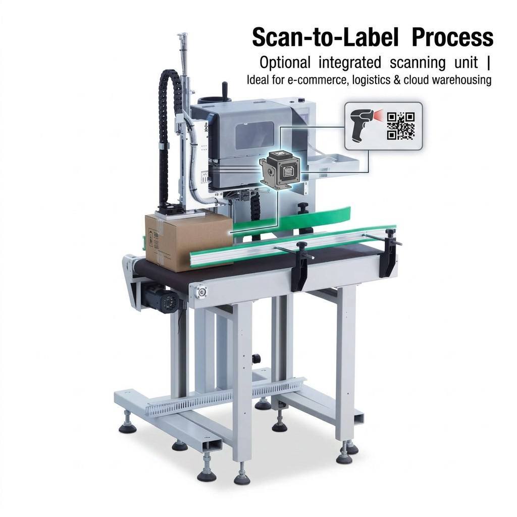 HXTB100A Real-Time Printing and Labeling Machine For Multi SKU E-commerce Logistics Production