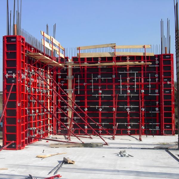12mm 15mm Steel Concrete Shuttering Heavy Duty Formwork For Bridge Pier