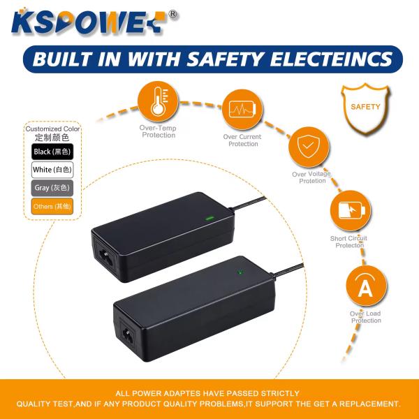 Customized 12v 5amp Power Supply 60W Desktop Connection Compliant Ul Safety