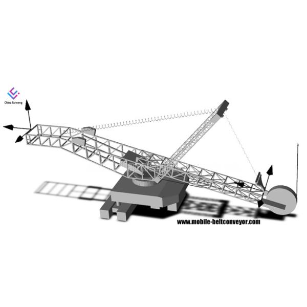 Carbon Steel Motorized Telescopic Belt Conveyor For Elevating Bags And Cartons