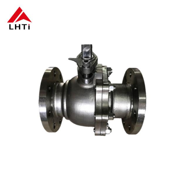 Válvula de dos piezas de titanio de alta presión DN10 DN15 Gr1 Gr2 Gr5 Válvula de bolas para el tratamiento de agua