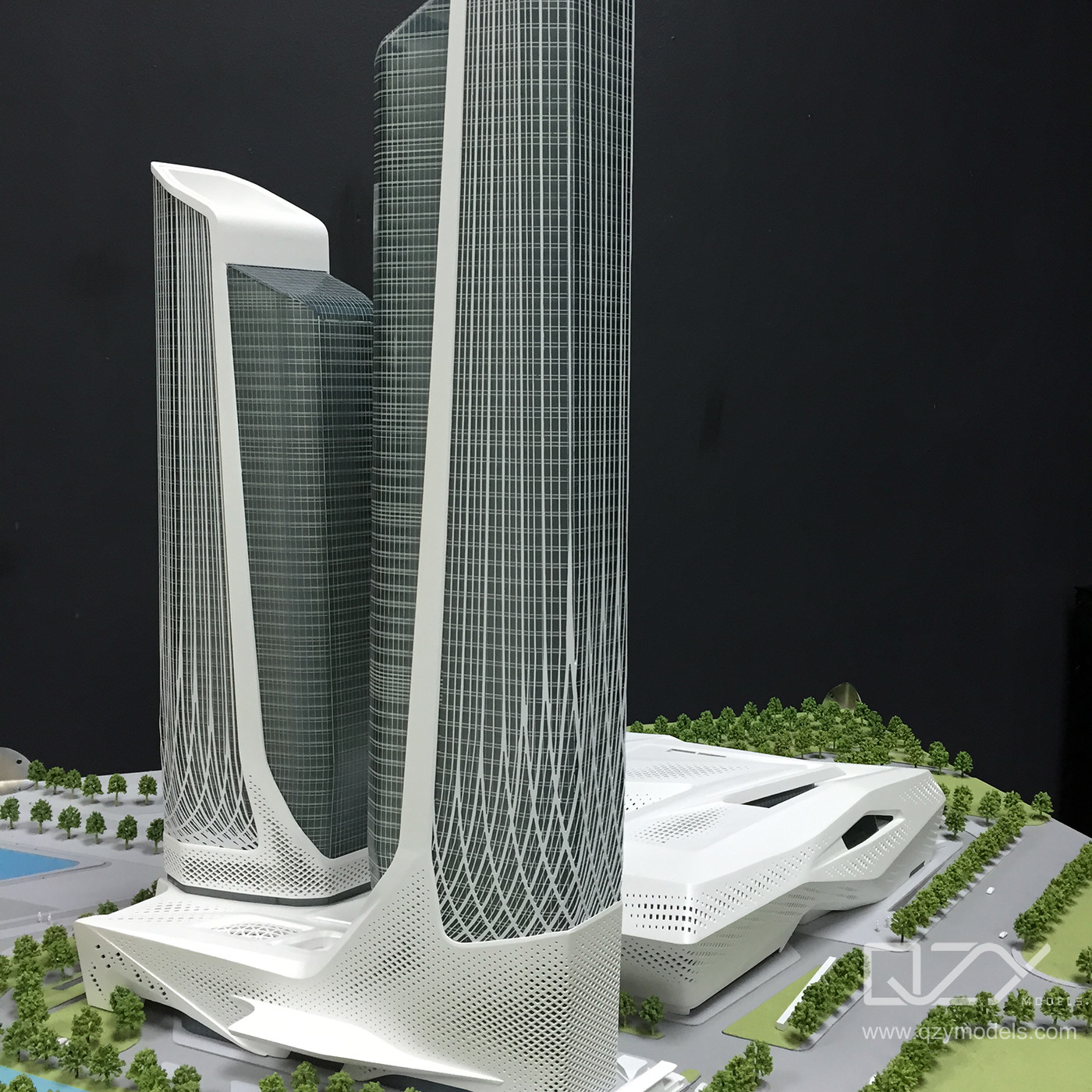 ZHA - 1/500 Модель Нанкинского молодежного олимпийского центра