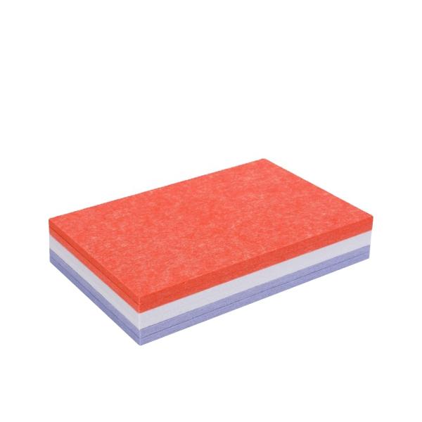 Звукоизоляционная плита волокна 100% полиэстер ЛЮБИМЦА огнезамедлительная красочная для студии