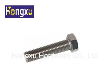 SS304 Stainless Steel DIN933 Hex Bolts , External hexagon bolt stainless steel full thread external hexagon screw