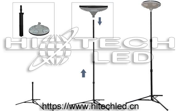 HT-SG-UFO20,20W Portable UFO design all in one solar garden light, landscape solar light, Lampadaire solaire All In One