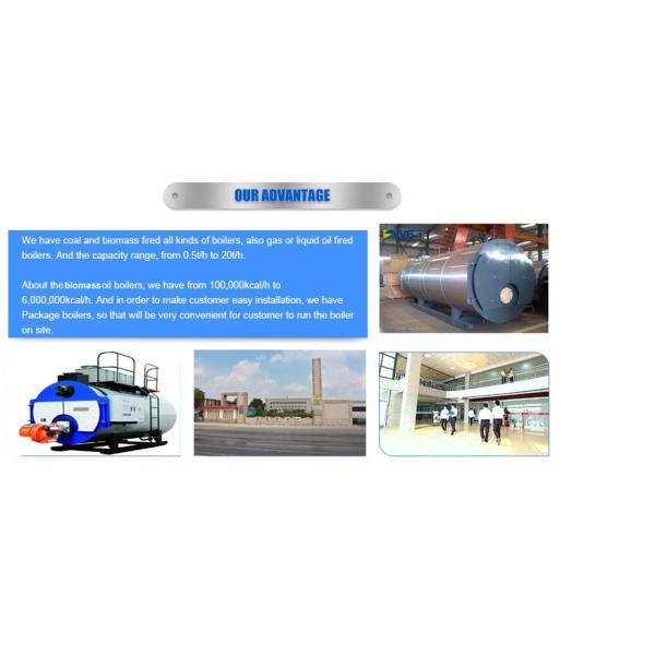 Industrial Steam Generator Boiler Low Pressure 6t Waste Oil Water Tube Food Industry Applied