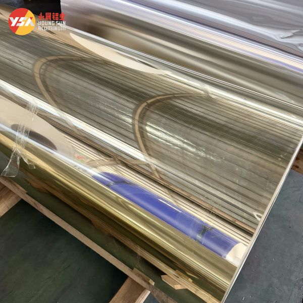 Polished Aluminum Mirror Finish Sheet Coil 10mm For Cladding