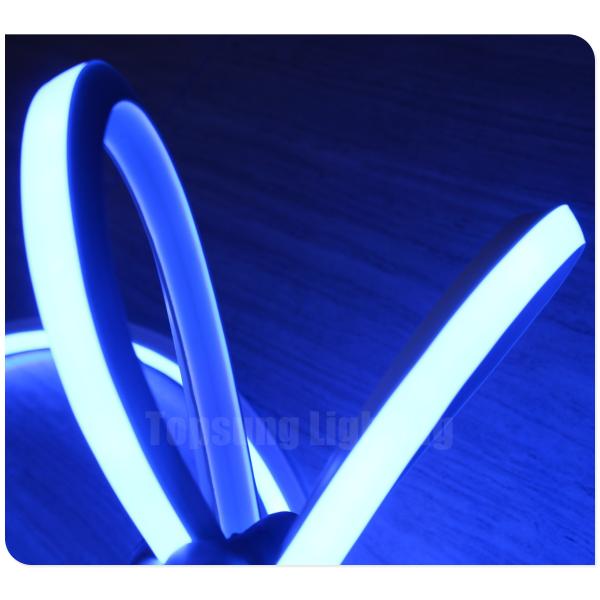 12v bleu Vue supérieure Plate 16x16mm néonflex Carré LED néon tube flexible bleu SMD corde bande de néon ruban de décoration
