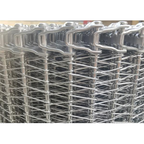 1.6m Width Food Grade Wire Mesh Belt For Frozen Food Industries