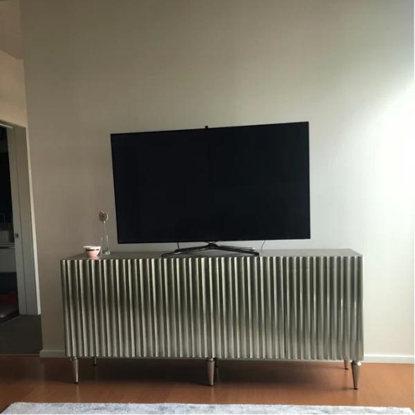 Particleboard Solid Wood Modern Sideboard TV Cabinet Console