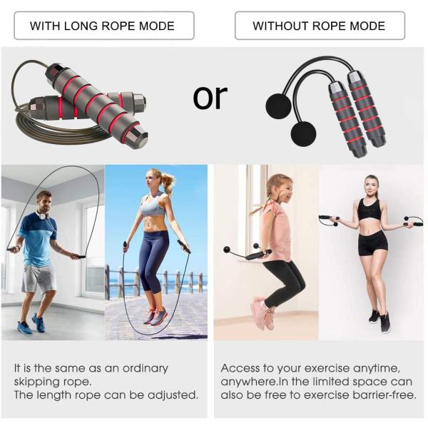 Прочные 5,7 медленно двигают радиотелеграф веревочки скачки цифров Ropeless Unisex