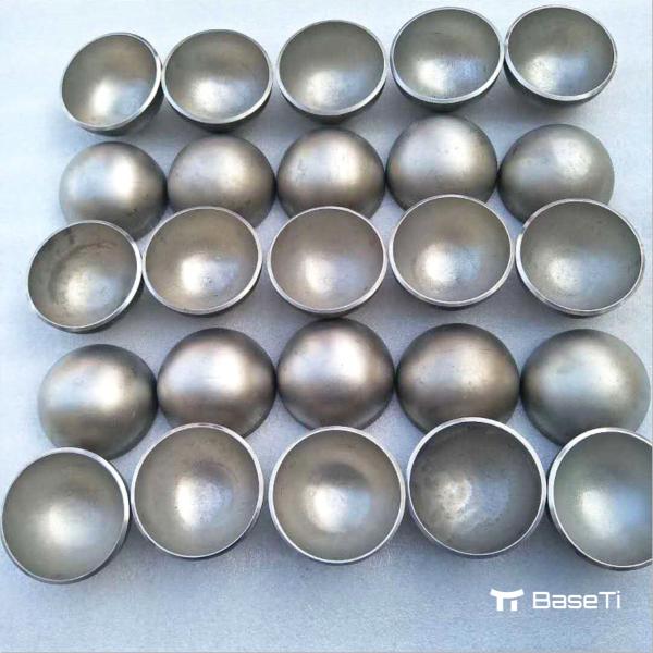 Oval Custom Titanium Pipe Fitting Tube End Plug Corrosion Resistance For Chemical