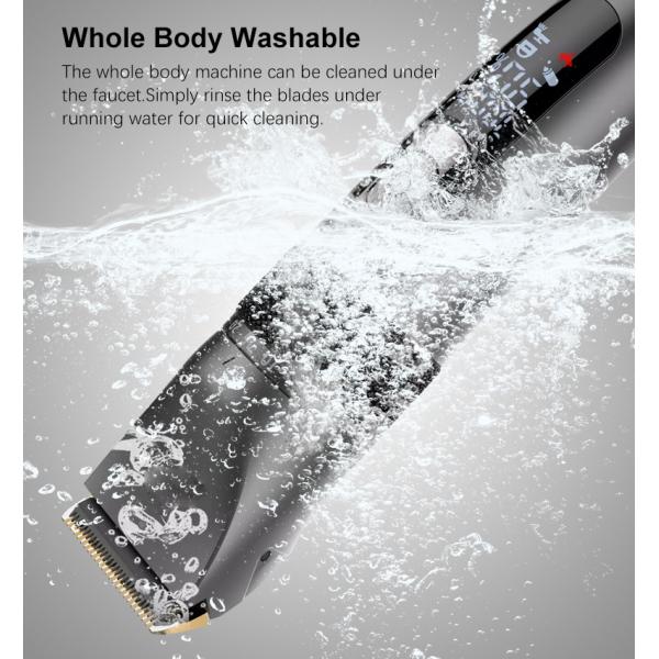 Waterproof Electric Cordless Hair Trimmer 10w Multifunctional For Men