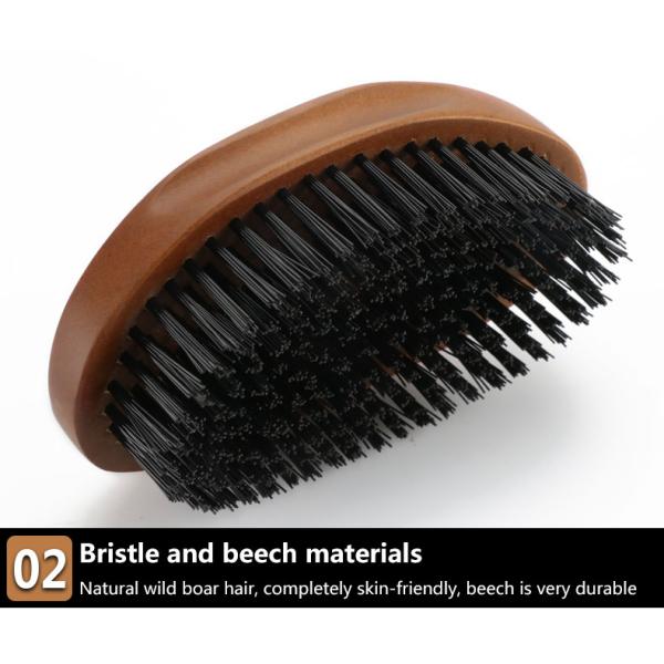 Расширение волос волновой кисти для 540 деревянной кривой ручки коричневого синтетического волокна нейлоновой кисти