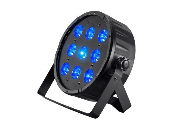 9 x 10W LED Par Light RGBW PAR 64 90W DMX512 Slim Effect DJ Stage Lighting