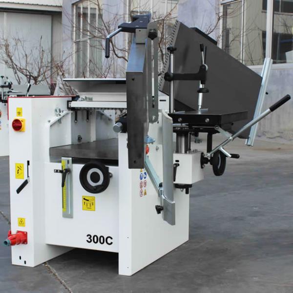 300C Woodworking Combination Machine Surface Planer Wood Thickness Mortising Function