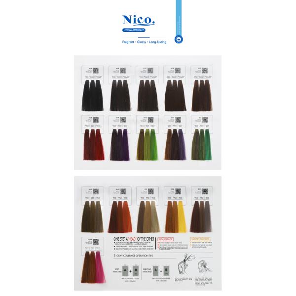 New Dye & Care Concept Professional Hair Color Cream