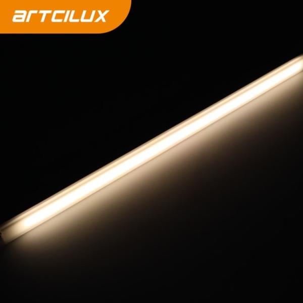 Lumière à profilée en aluminium de couleur argentée A220AA pour meubles