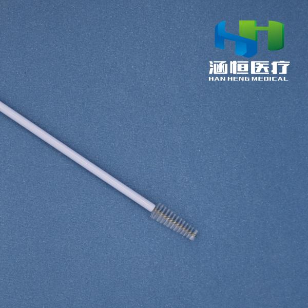 ISO 195mm Nylon Cervical Cytology Brush For Pap Smear