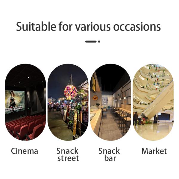 Нержавеющая сталь Коммерческая карамельная машина для производства попкорна