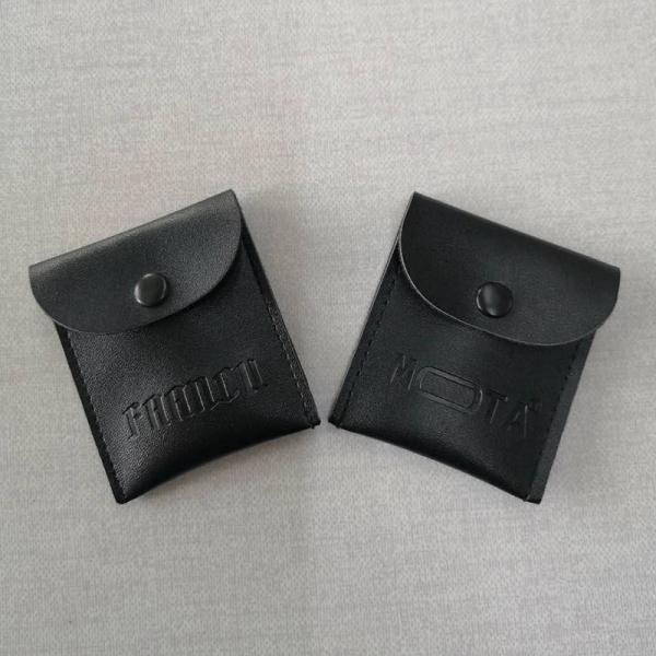 Wholesale Flap Jewelry Leather Snap Bag Flap Leather Bag Gift Jewelry Waterproof Bag Necklace Bag Earring Bag Leather Flap Bag