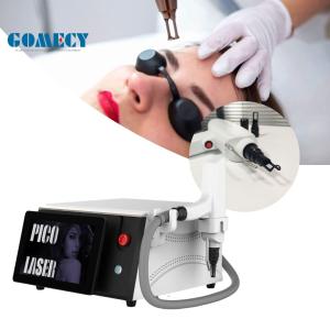 Laser pico seconde à taux de répétition d'impulsions réglable de 1 à 10 Hz pour l'élimination des tatouages et laser Nd Yag avec système de refroidissement à air