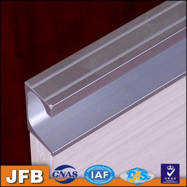 aluminium profile cutting machine anodized silver 3 meter kitchen cabinet aluminium c profile