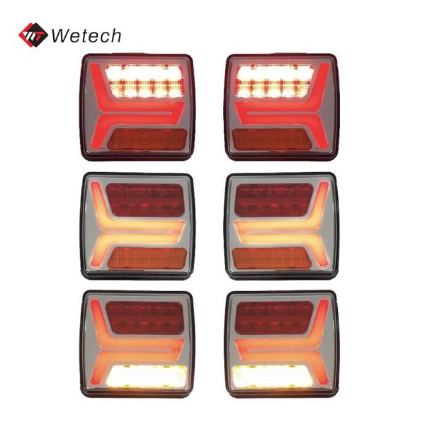 Kit de iluminación de remolque personalizado 4.2V Luces de cola magnéticas para remolque