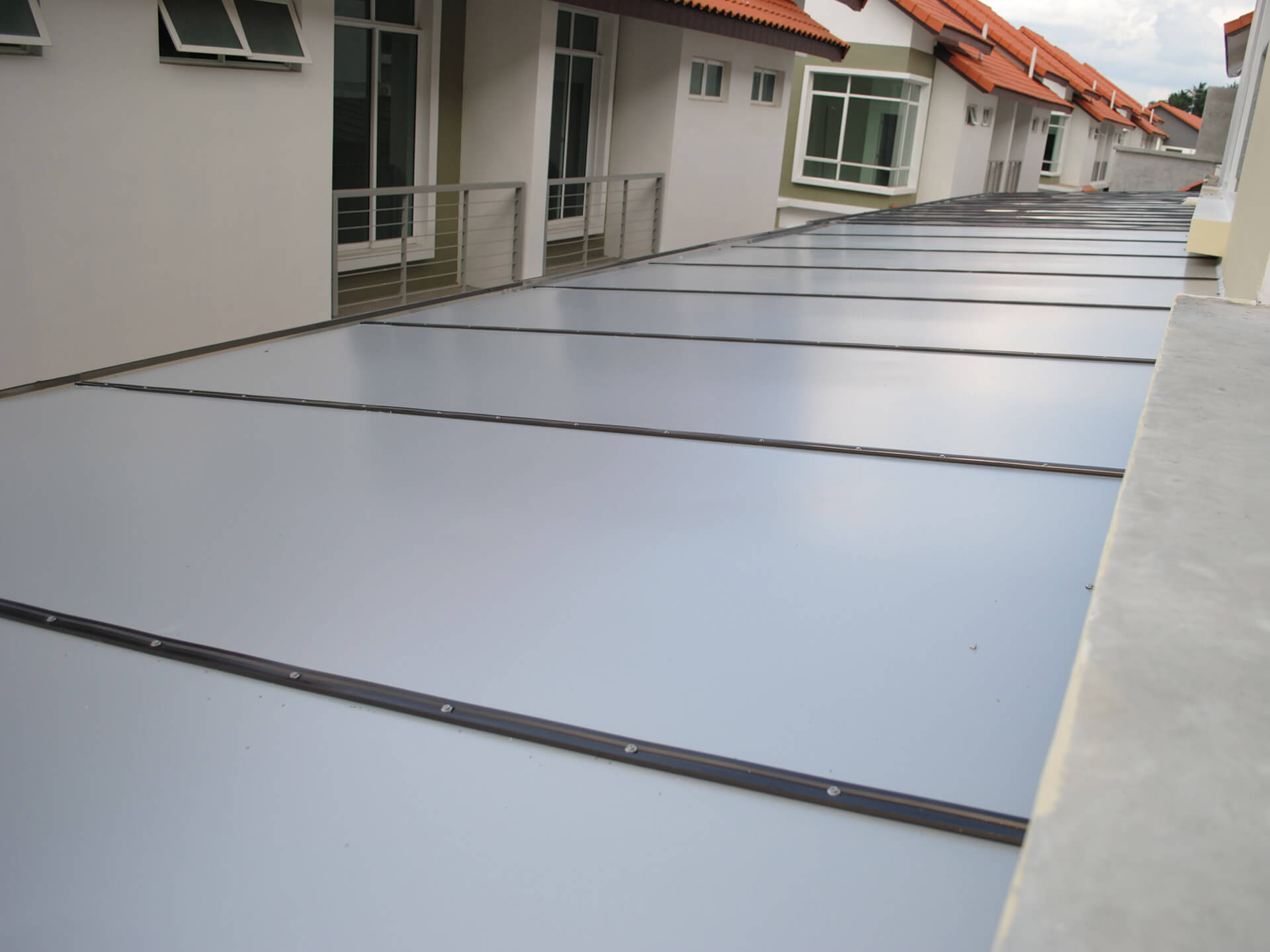 Orange Fire resistant Rated Aluminum Composite Panel B1 A2 Grade ACP Fireproof External Wall Cladding