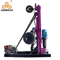 Machine de forage hydraulique rotative portable de forage de forage en roche profonde 50 m