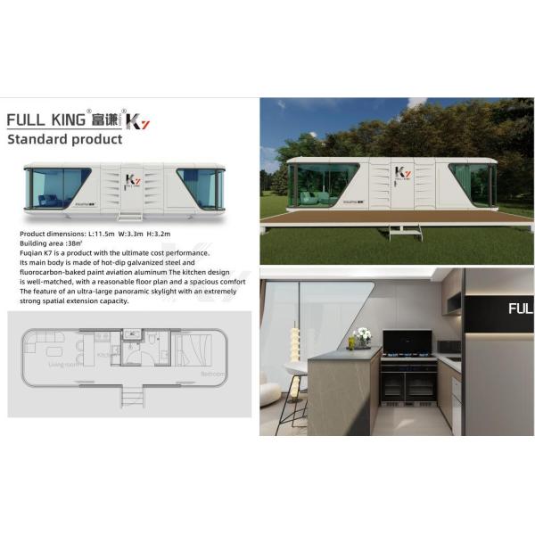 Casa de contenedores portátil ecológica con baño cocina lujosa casa prefabricada inteligente villa casa cápsula