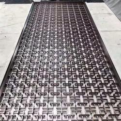 Customized Chinese style decorative metal screen panels room divider screen