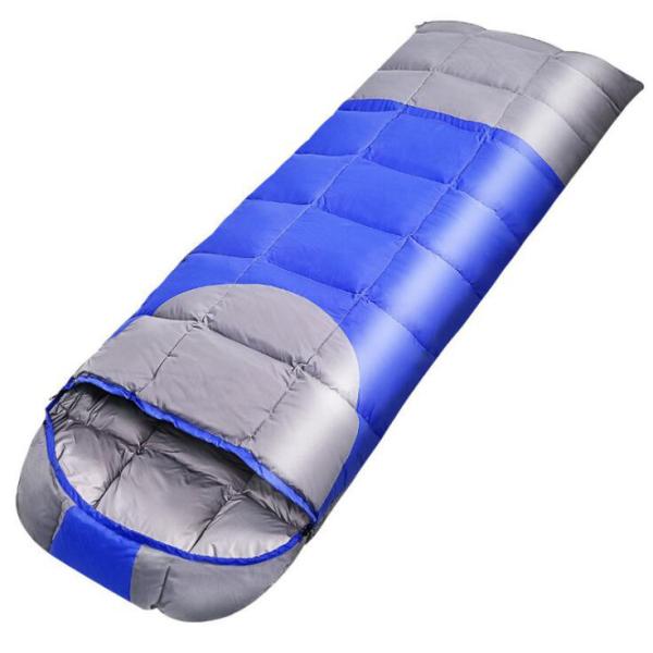 Grid Design Water Resistant Down Sleeping Bag Four Season Type Warm