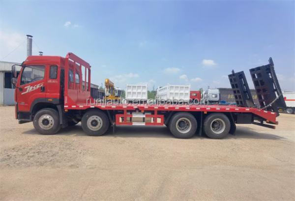 FAW JP6 8x4 Large Load 25ton Flatbed Truck Low Loader Flat Bed Tray Truck