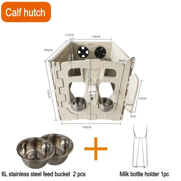Indoor HDPE Plastic Calf Hutch
