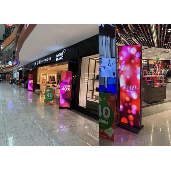 P2.5mm Splicing Indoor Digital LED Poster Display Screen Signage Lightweight Slim Hanging Ceiling for Advertising Mall