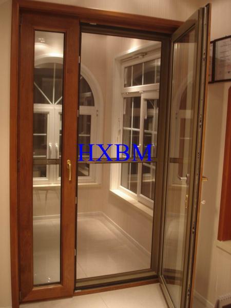 Caixilho alemão Windows de alumínio de madeira do estilo e portas para casas luxuosas